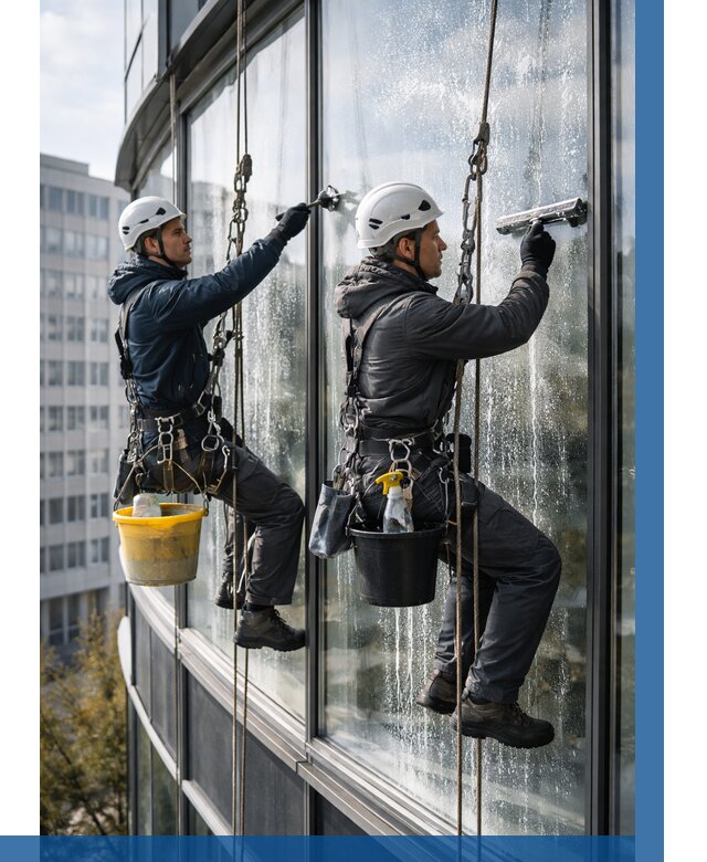 Мойка панорамных окон в Кандалакше от 354 р. заказать у ВЫСОТНИК-Кнд