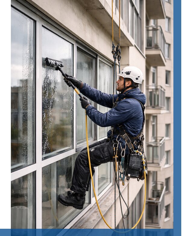 Мойка балконного остекления в Кандалакше от 3536 р. | ВЫСОТНИК-Кнд