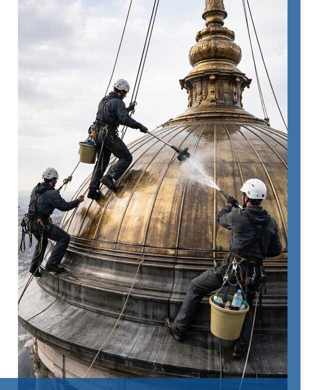 Мойка куполов и шпилей в Кандалакше от 8082 р. - заказать | ВЫСОТНИК-Кнд