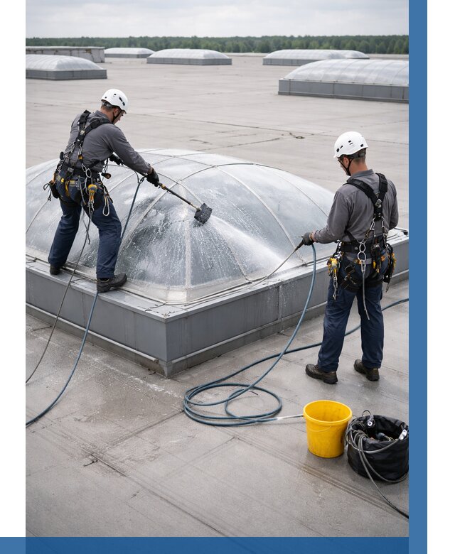 Мойка зенитных фонарей в Кандалакше, заказать от 4546 р. | ВЫСОТНИК-Кнд