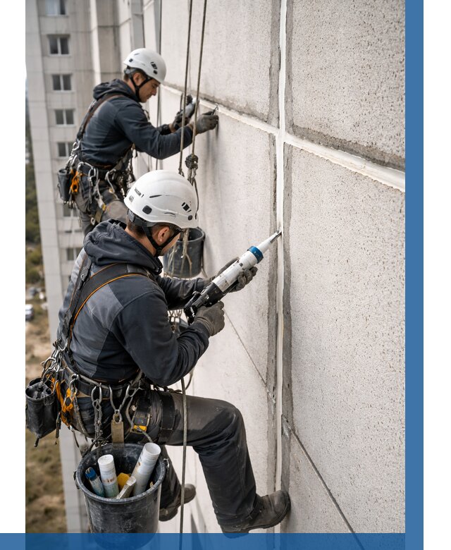 Герметизация межпанельных швов в Кандалакше от 707 р. | ВЫСОТНИК-Кнд