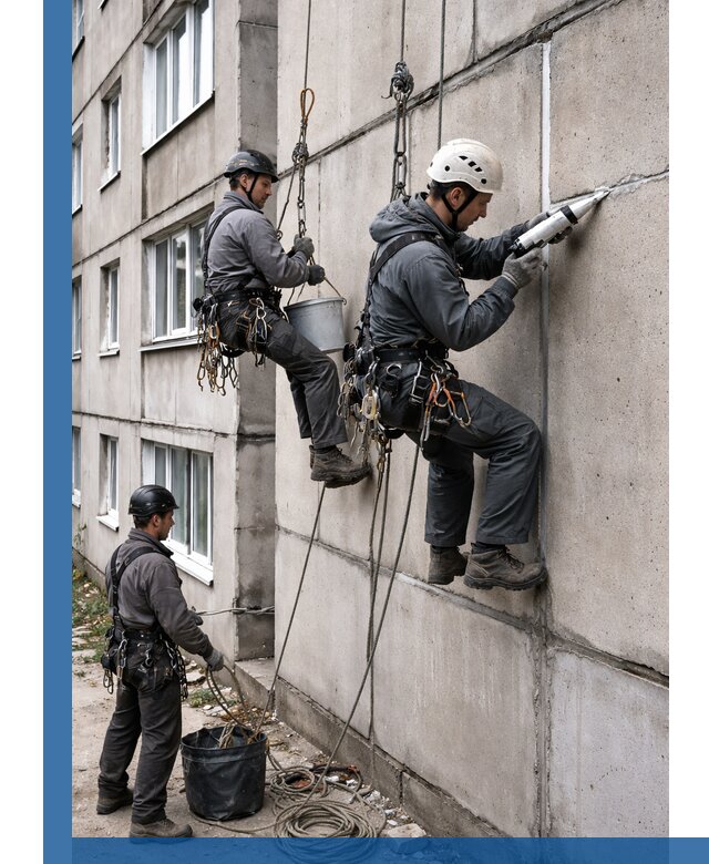 Герметизация межпанельных швов в Кандалакше с гарантией герметичности