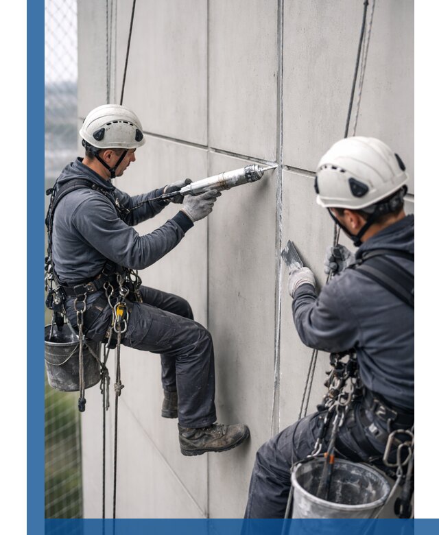 Первичная герметизация швов фасадов и кровель в Кандалакше