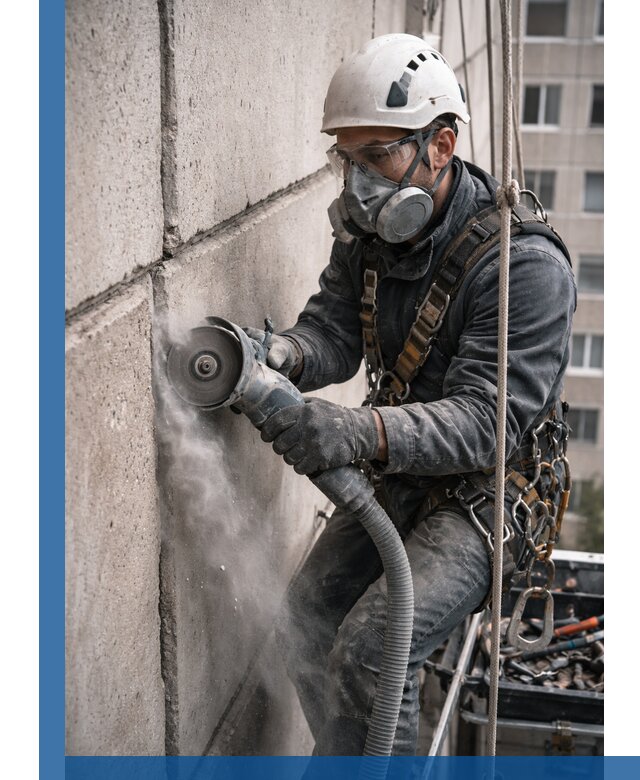 Штробление межпанельных швов в Кандалакше качественно и быстро