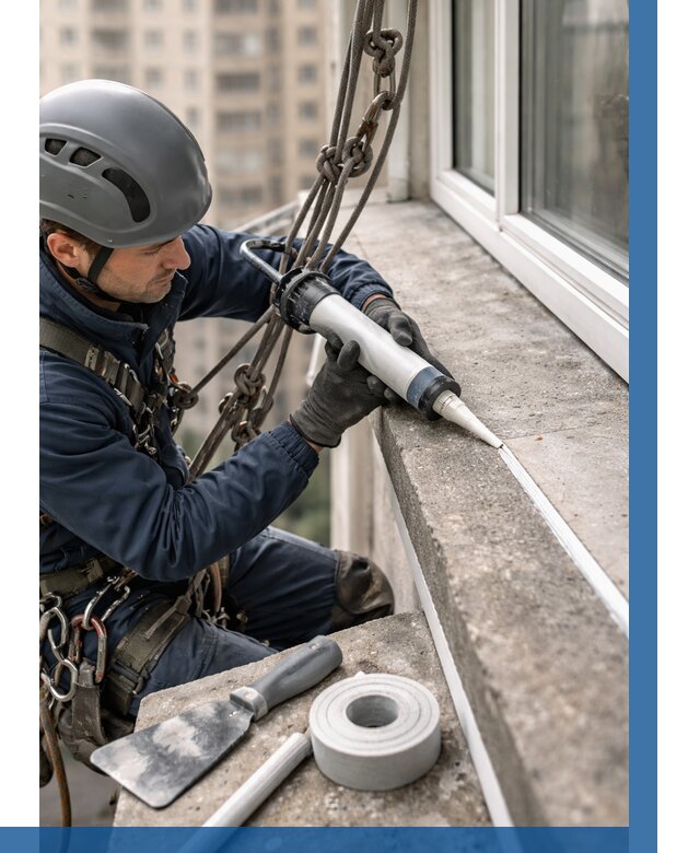 Герметизация балконного козырька в Кандалакше от 4546 р. | ВЫСОТНИК-Кнд