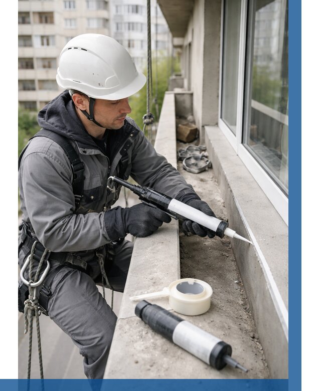 Герметизация швов лоджии в Кандалакше от 4546 р. | ВЫСОТНИК-Кнд