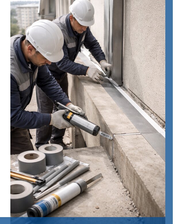 Герметизация примыкания балкона в Кандалакше от 4546 р. | ВЫСОТНИК-Кнд