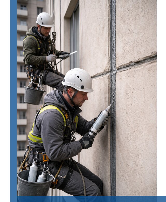 Герметизация деформационных швов фасада в Кандалакше качественно