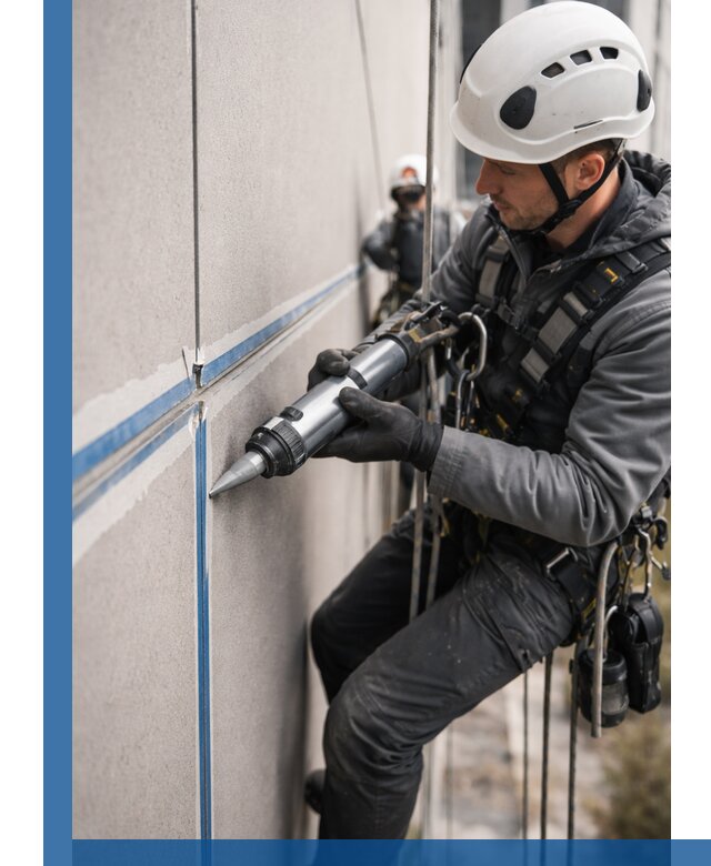 Герметизация стыков фасадных панелей в Кандалакше качественно и быстро