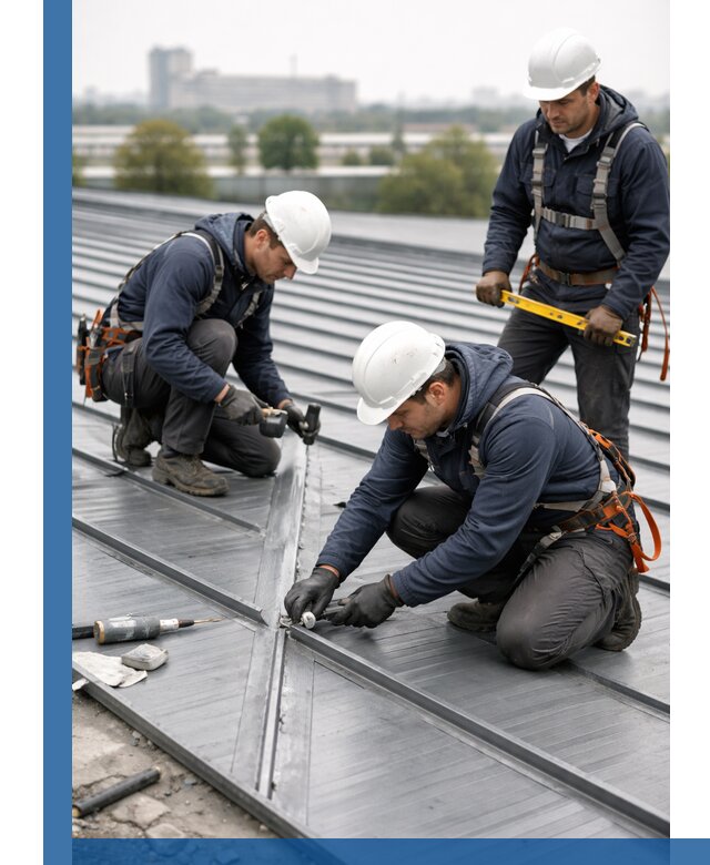 Ремонт фальцевой кровли в Кандалакше срочно и качественно