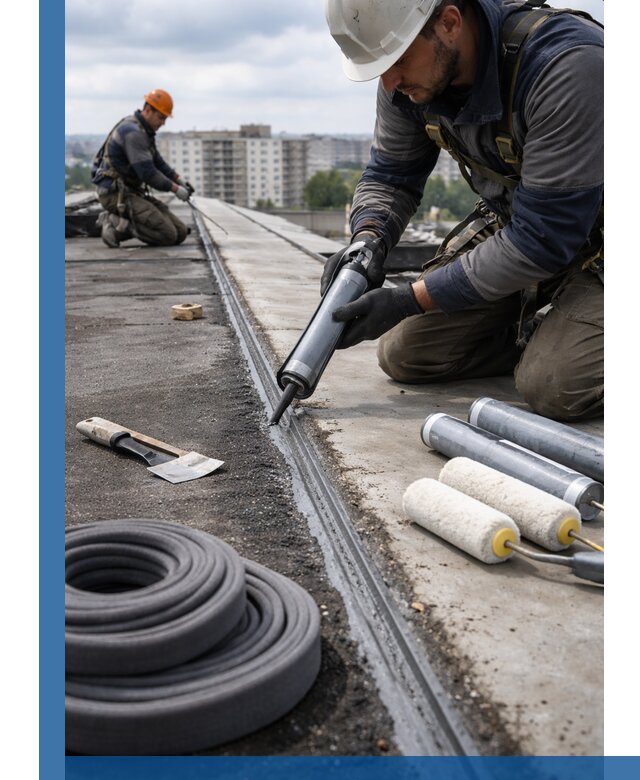 Герметизация швов кровли в Кандалакше с гарантией герметичности