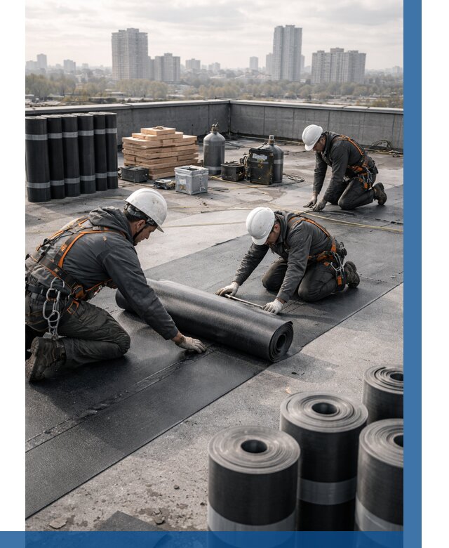 Монтаж мягкой кровли под ключ в Кандалакше от 455 р. | ВЫСОТНИК-Кнд