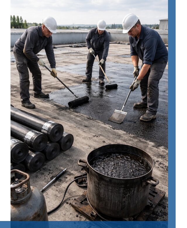 Гидроизоляция кровли мастикой в Кандалакше от 606 р. | ВЫСОТНИК-Кнд