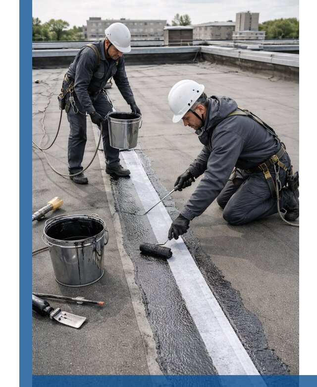 Гидроизоляция кровли мастикой в Кандалакше надежная защита