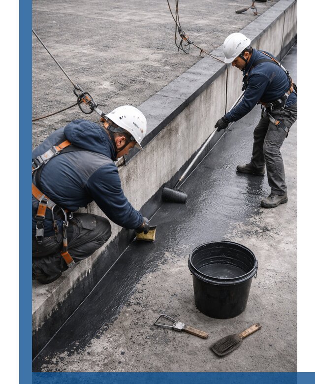 Гидроизоляция кровли жидкой резиной профессионально в Кандалакше