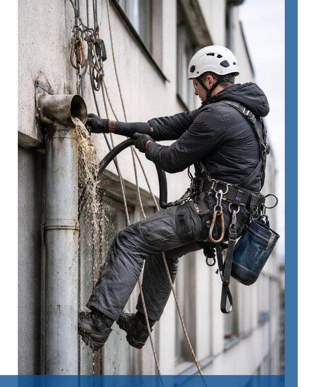 Прочистка водосточных труб в Кандалакше от 3536 р. | ВЫСОТНИК-Кнд