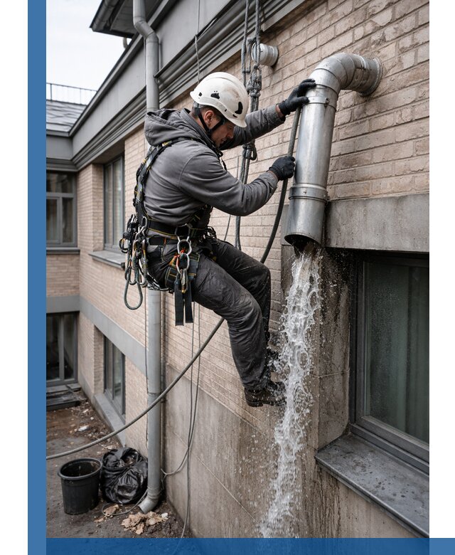 Профессиональная прочистка водосточных труб в Кандалакше с гарантией