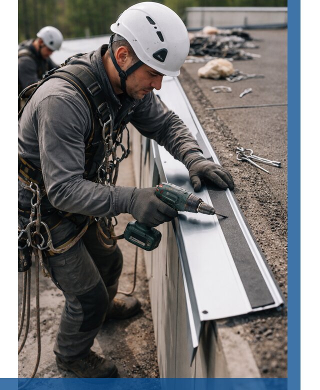 Монтаж капельника на кровле в Кандалакше от 303 р. | ВЫСОТНИК-Кнд