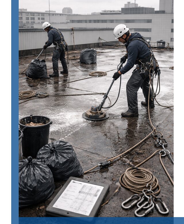 Плановая очистка кровли по графику в Кандалакше для безопасности