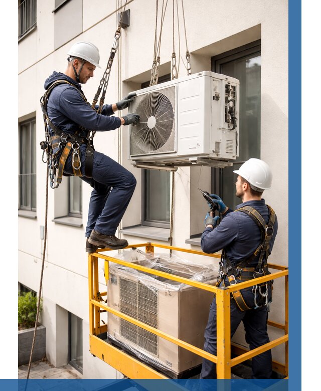 Демонтаж внешнего блока кондиционера в Кандалакше от 3536 р. | ВЫСОТНИК-Кнд