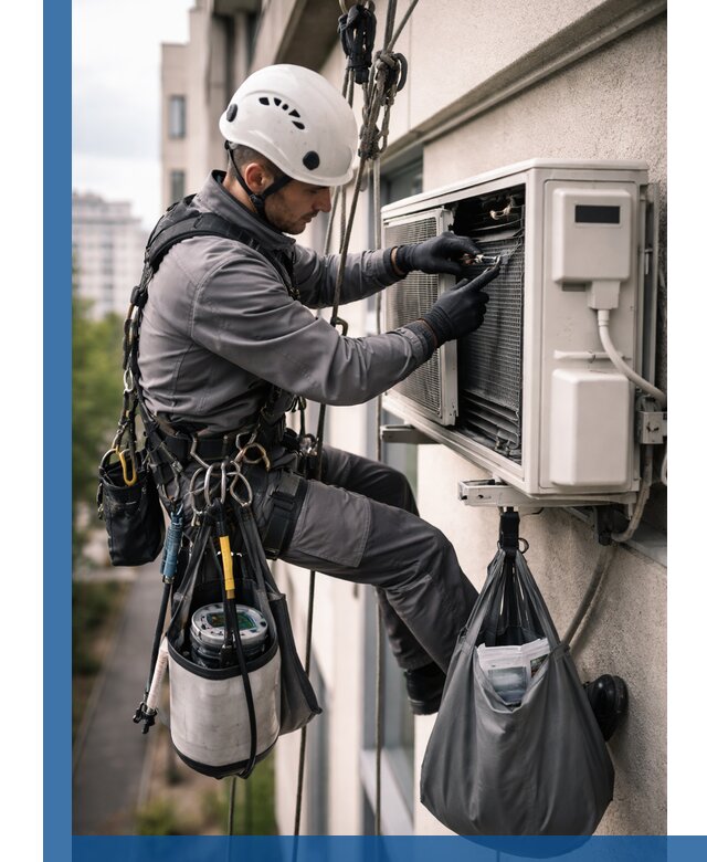 Обслуживание внешнего блока кондиционера в Кандалакше профессионально