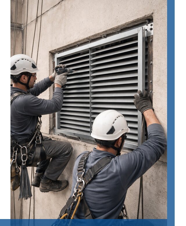 Монтаж вентиляционных решеток в Кандалакше от 4546 р. | ВЫСОТНИК-Кнд