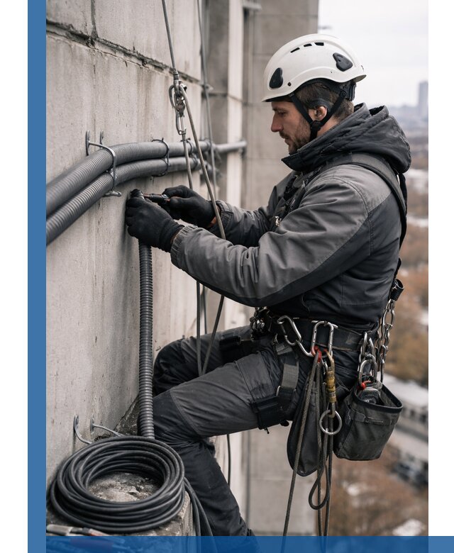 Профессиональный монтаж гофры для кабеля в Кандалакше с гарантией