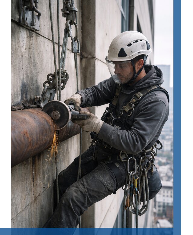 Резка металла на высоте в Кандалакше по цене от 4546 р. | ВЫСОТНИК-Кнд