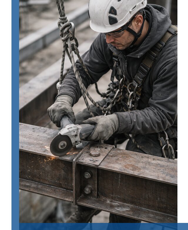 Резка металла на высоте в Кандалакше для зданий и конструкций