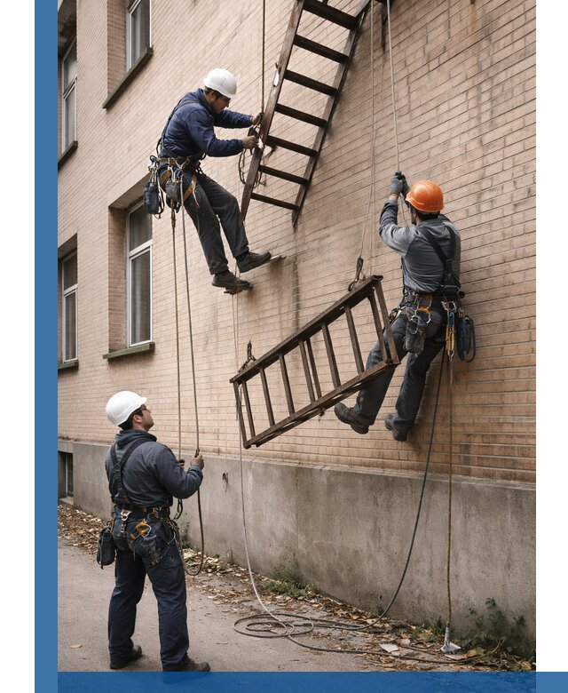 Демонтаж пожарной лестницы в Кандалакше быстро и безопасно