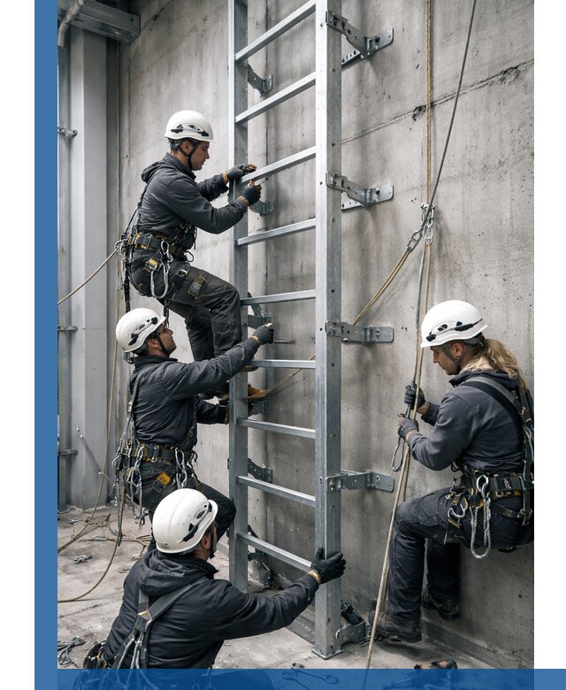 Монтаж металлических лестниц в Кандалакше под ключ со гарантией