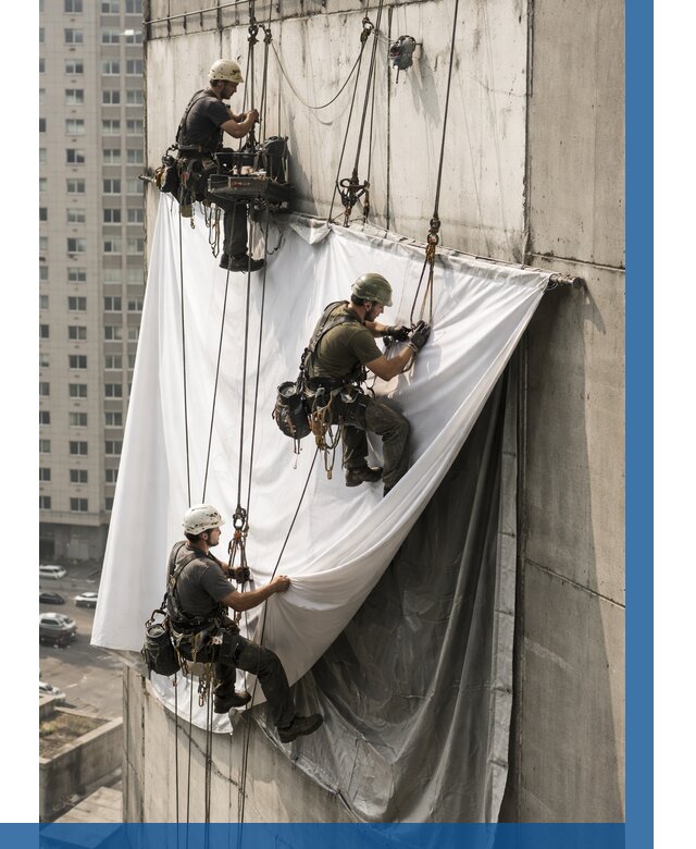 Замена баннерного полотна в Кандалакше от 6567 р. | ВЫСОТНИК-Кнд—заказать