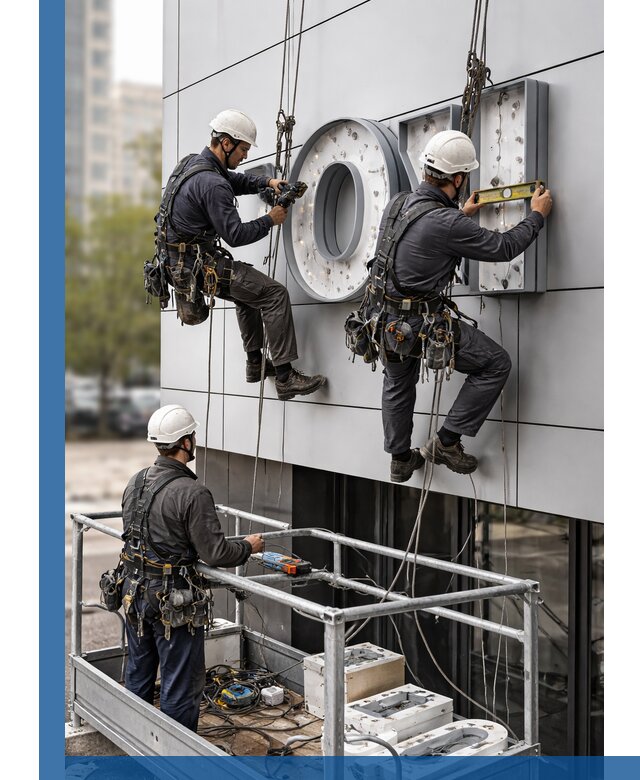 Профессиональный монтаж световых букв в Кандалакше под ключ
