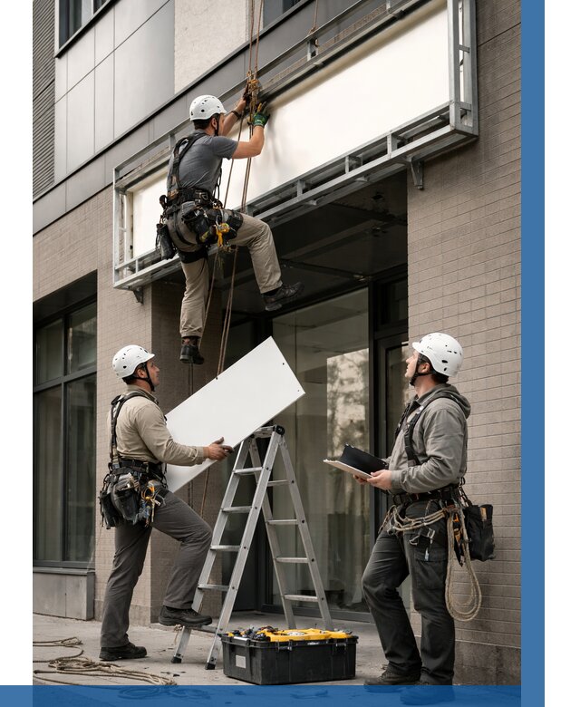 Монтаж светового короба в Кандалакше от 6567 р. | ВЫСОТНИК-Кнд