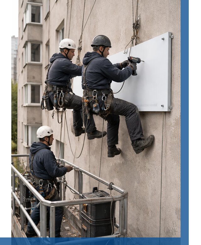 Монтаж табличек и указателей в Кандалакше от 3536 р. | ВЫСОТНИК-Кнд