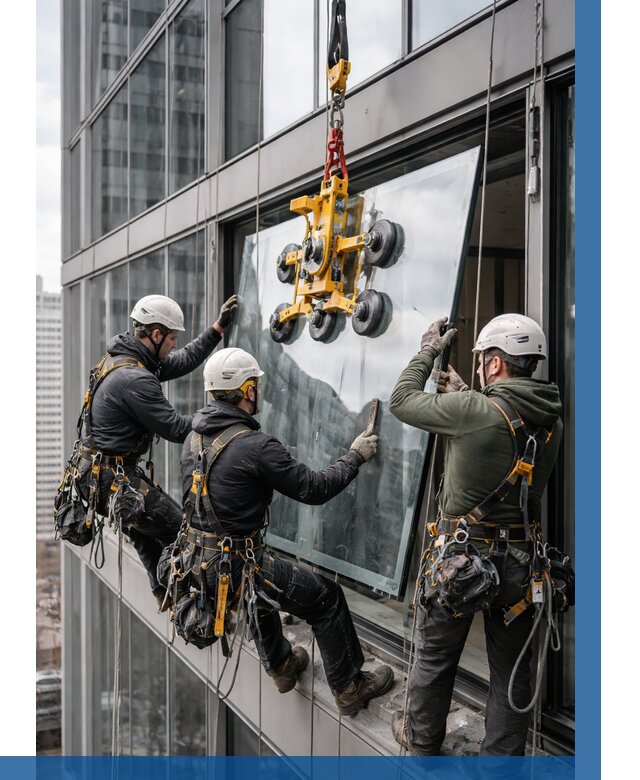 Фасадное остекление зданий под ключ в Кандалакше от 10103 р. | ВЫСОТНИК-Кнд