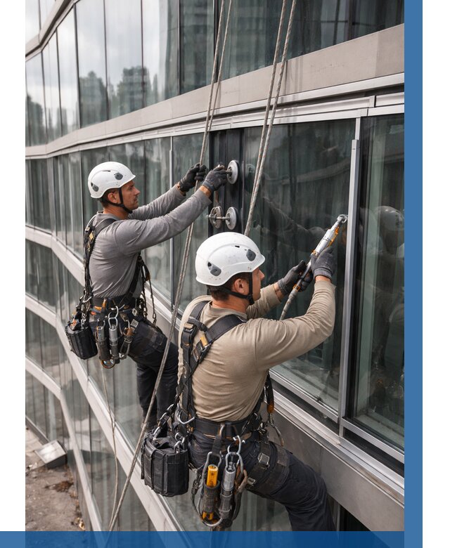 Радиусное остекление фасада в Кандалакше от 12124 р. | ВЫСОТНИК-Кнд