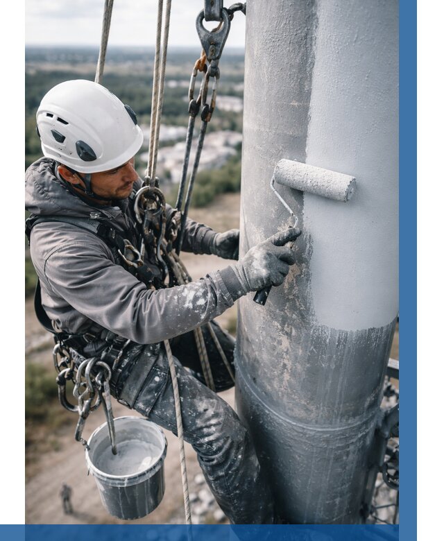 Покраска мачт связи под ключ в Кандалакше от 859 р. | ВЫСОТНИК-Кнд