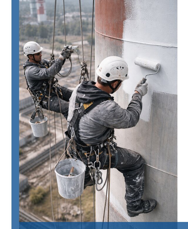 Покраска дымовых труб в Кандалакше: антикоррозийная защита и восстановление