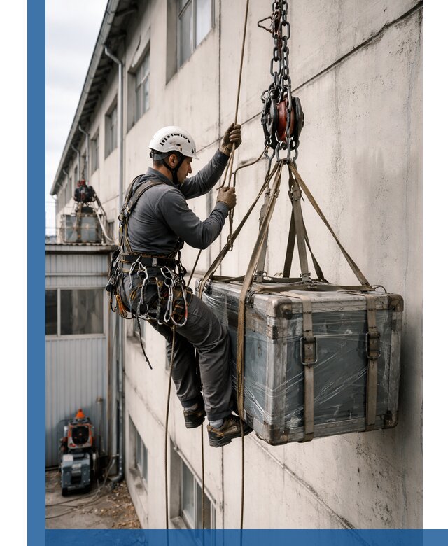 Подъем грузов на высоту в Кандалакше для промышленных объектов