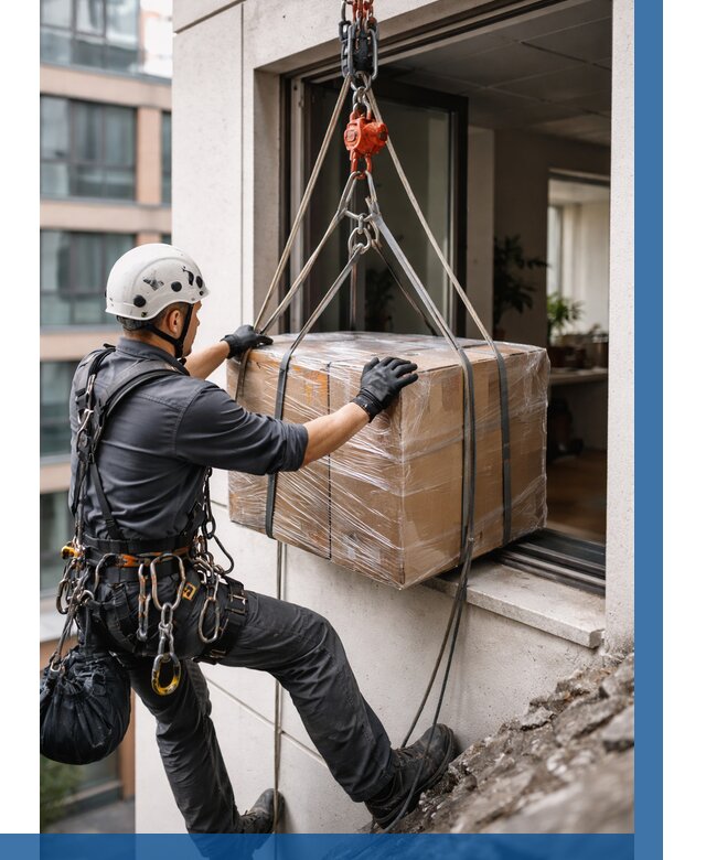 Подъем груза через окно в Кандалакше от 4546 р. | ВЫСОТНИК-Кнд