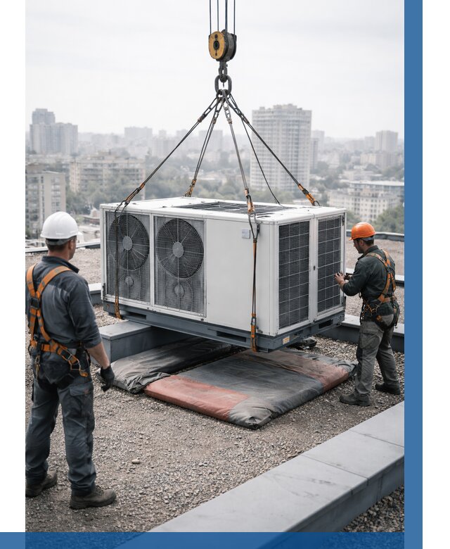 Подъем груза на крышу в Кандалакше от 5052 р. | ВЫСОТНИК-Кнд заказать