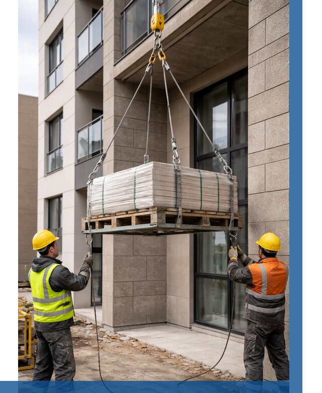 Подъем керамогранита на этаж в Кандалакше от 3536 р. | ВЫСОТНИК-Кнд