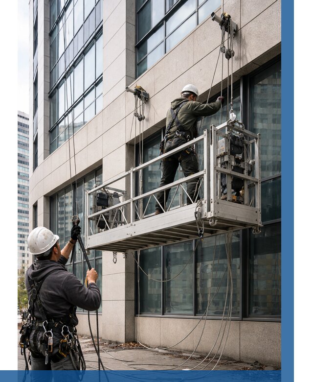 Монтаж и подъем фасадной люльки в Кандалакше от 12124 р. | ВЫСОТНИК-Кнд