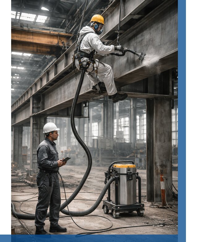 Обеспыливание конструкций в цехе в Кандалакше от 4243 р. | ВЫСОТНИК-Кнд