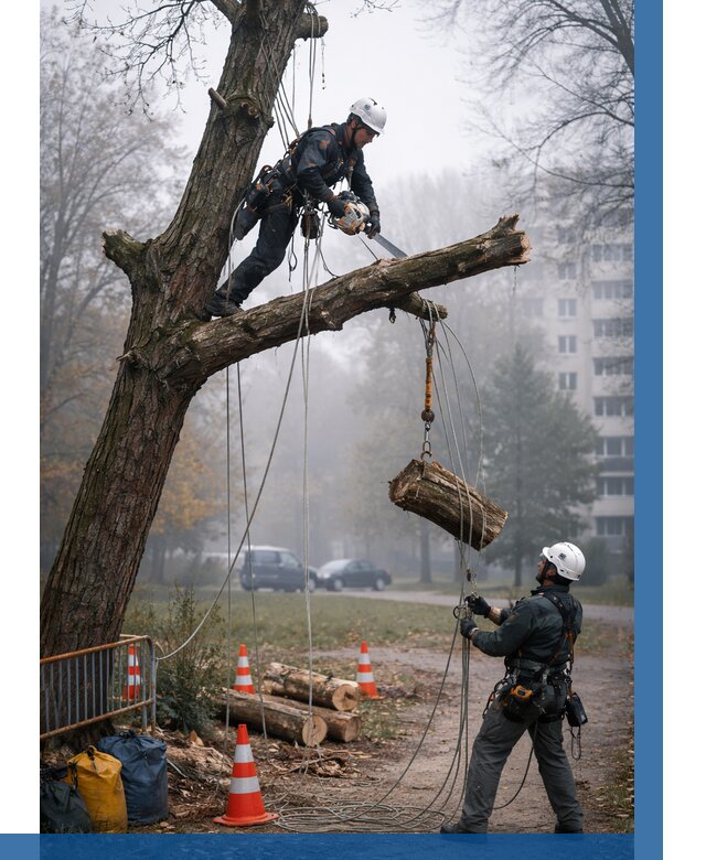 Удаление аварийных деревьев в Кандалакше от 15155 р. | ВЫСОТНИК-Кнд