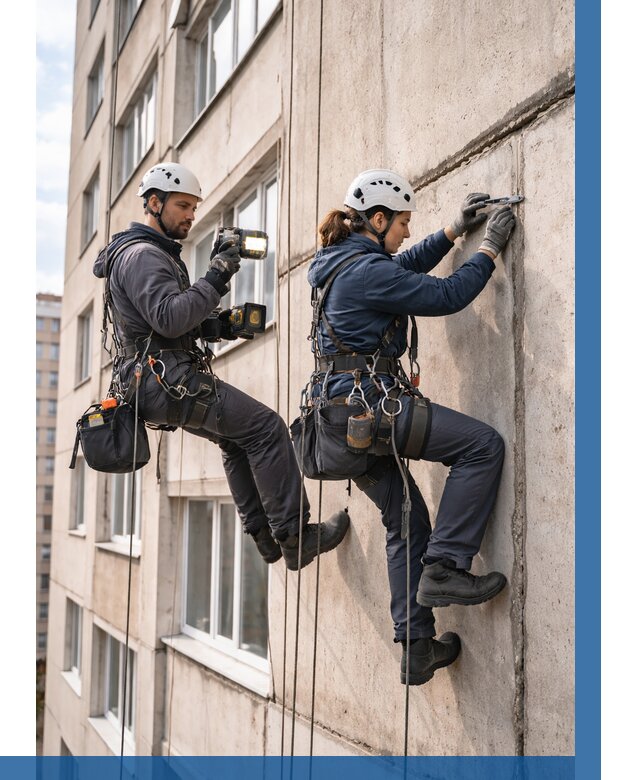 Обследование межпанельных швов в Кандалакше от 1819 р. | ВЫСОТНИК-Кнд