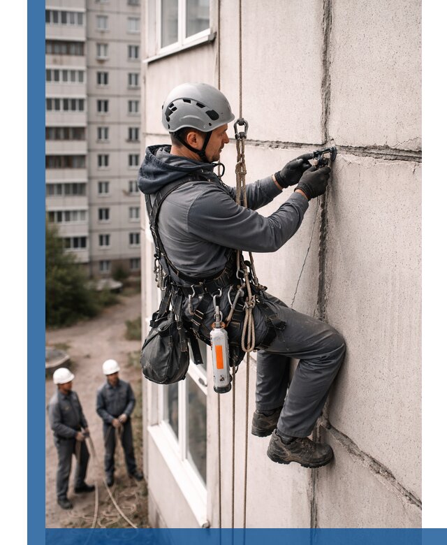 Обследование межпанельных швов и герметизация в Кандалакше